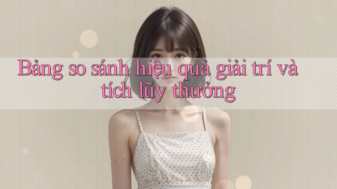 Bảng so sánh hiệu quả giải trí và tích lũy thưởng