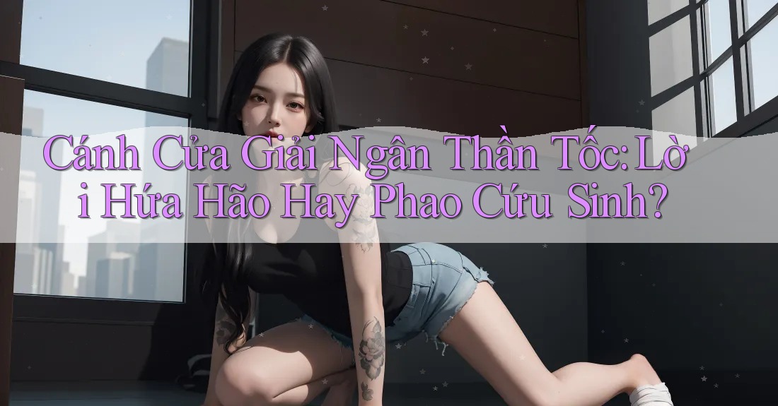 Cánh Cửa Giải Ngân Thần Tốc: Lời Hứa Hão Hay Phao Cứu Sinh?