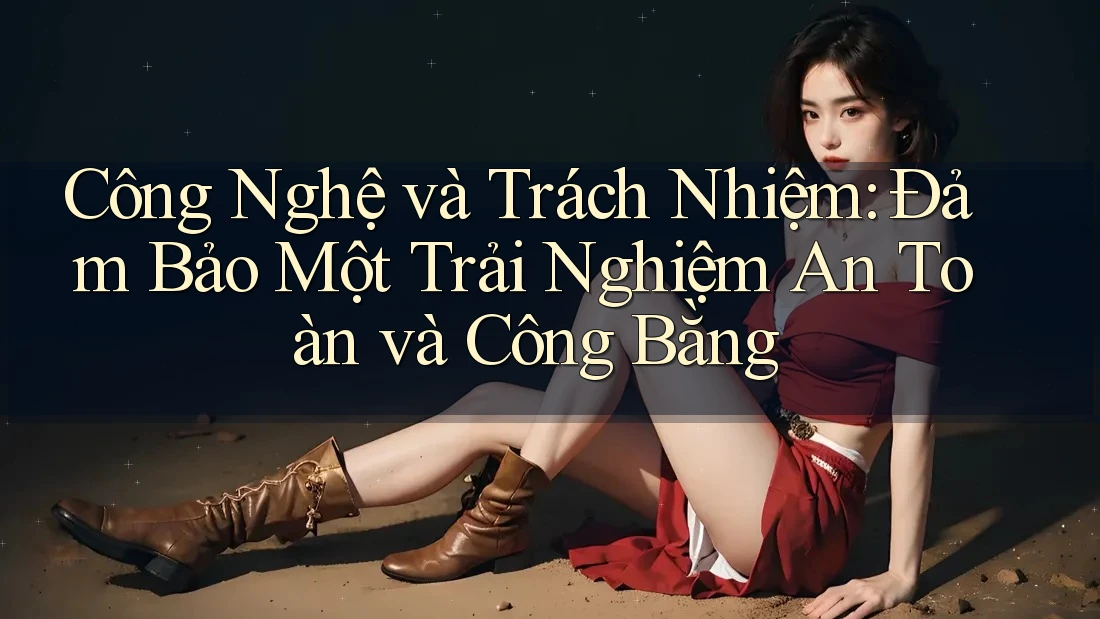 Công Nghệ và Trách Nhiệm: Đảm Bảo Một Trải Nghiệm An Toàn và Công Bằng
