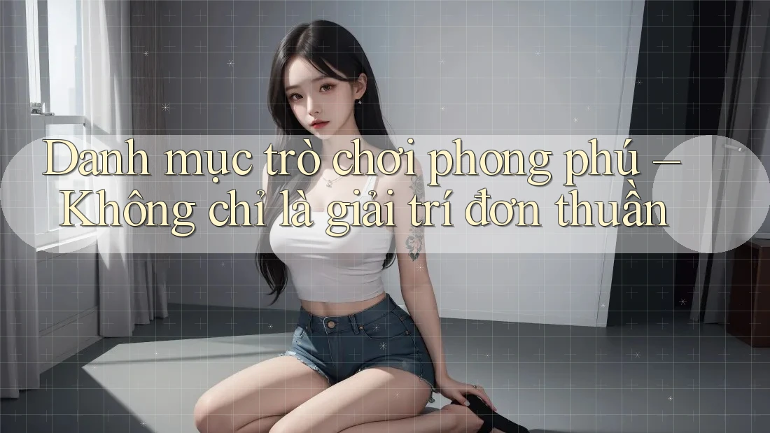Danh mục trò chơi phong phú – Không chỉ là giải trí đơn thuần