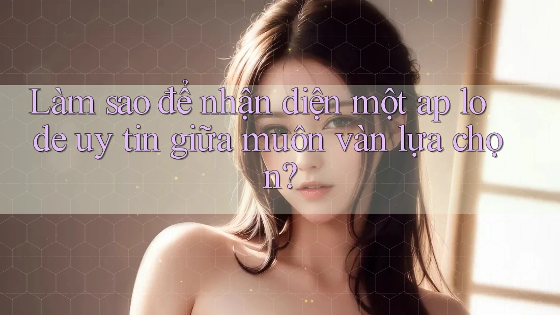 Làm sao để nhận diện một ap lo de uy tin giữa muôn vàn lựa chọn?