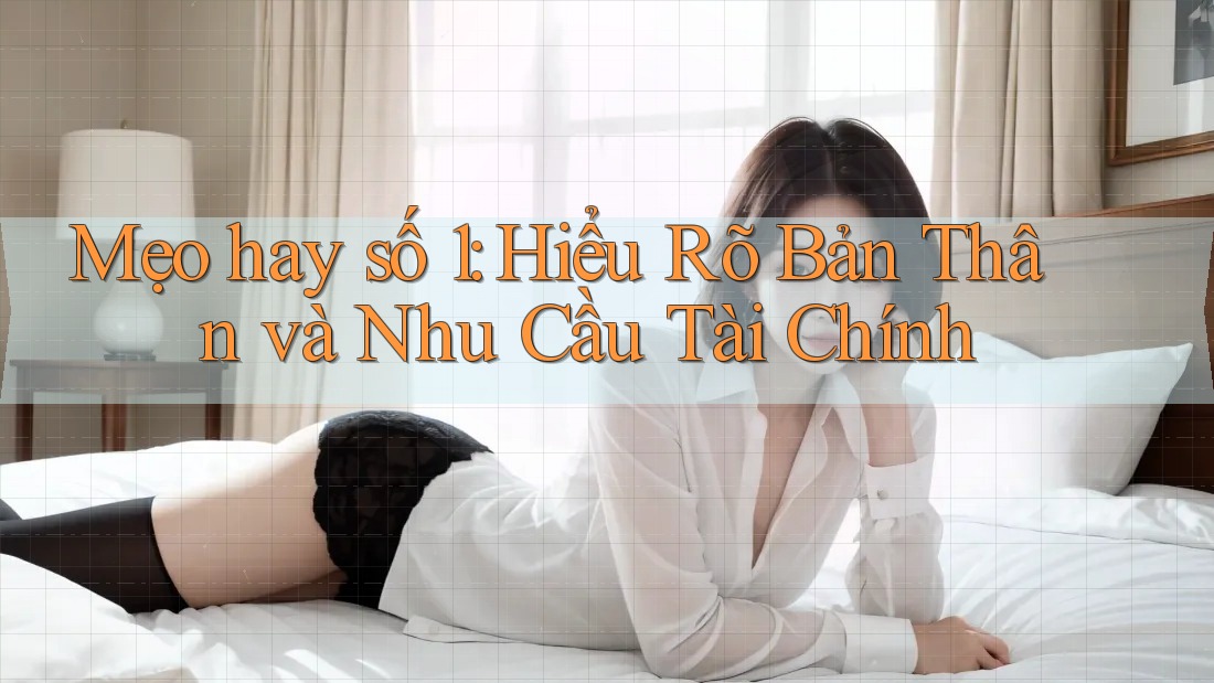 Mẹo hay số 1: Hiểu Rõ Bản Thân và Nhu Cầu Tài Chính