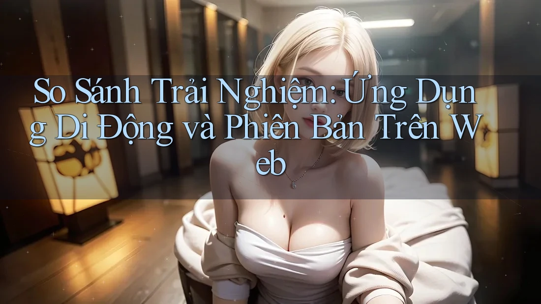 So Sánh Trải Nghiệm: Ứng Dụng Di Động và Phiên Bản Trên Web