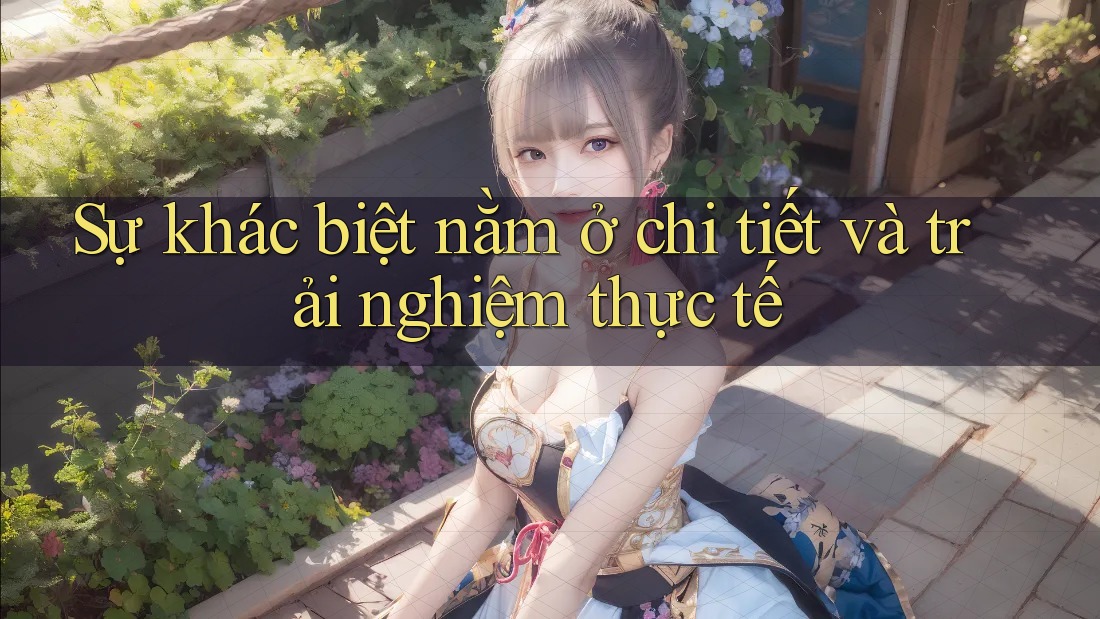 Sự khác biệt nằm ở chi tiết và trải nghiệm thực tế