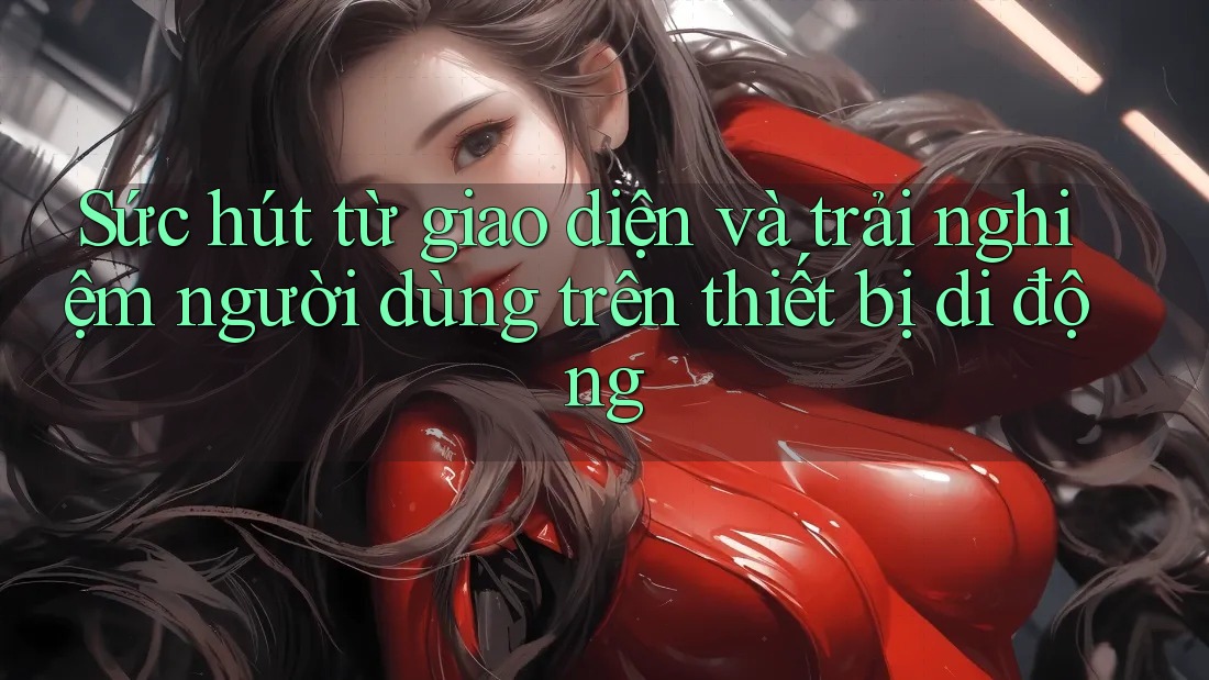 Sức hút từ giao diện và trải nghiệm người dùng trên thiết bị di động