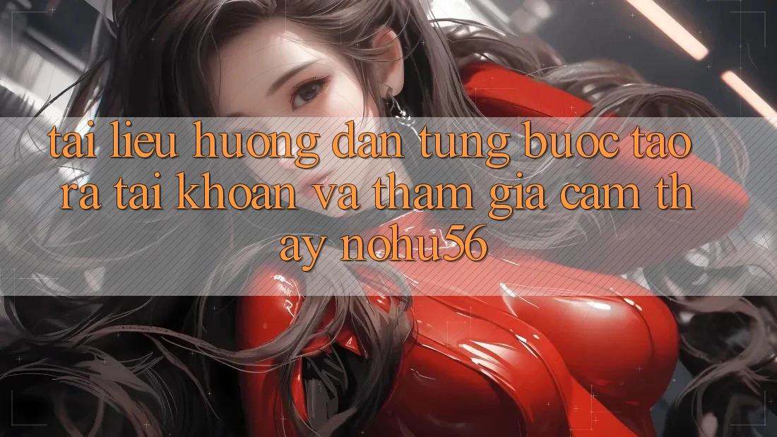 Tài liệu hướng dẫn Từng Bước Tạo ra tài khoản Và Tham Gia Cảm thấy nohu56