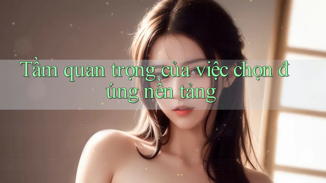 Tầm quan trọng của việc chọn đúng nền tảng