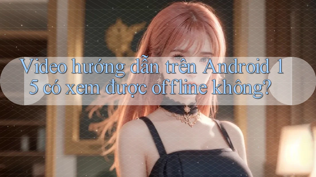 Video hướng dẫn trên Android 15 có xem được offline không?