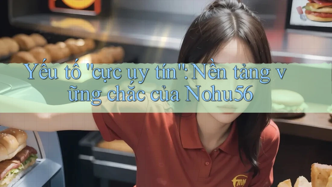 Yếu tố “cực uy tín”: Nền tảng vững chắc của Nohu56